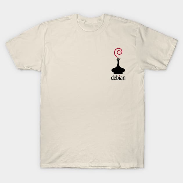 Debian Linux T-Shirt by ForestFire